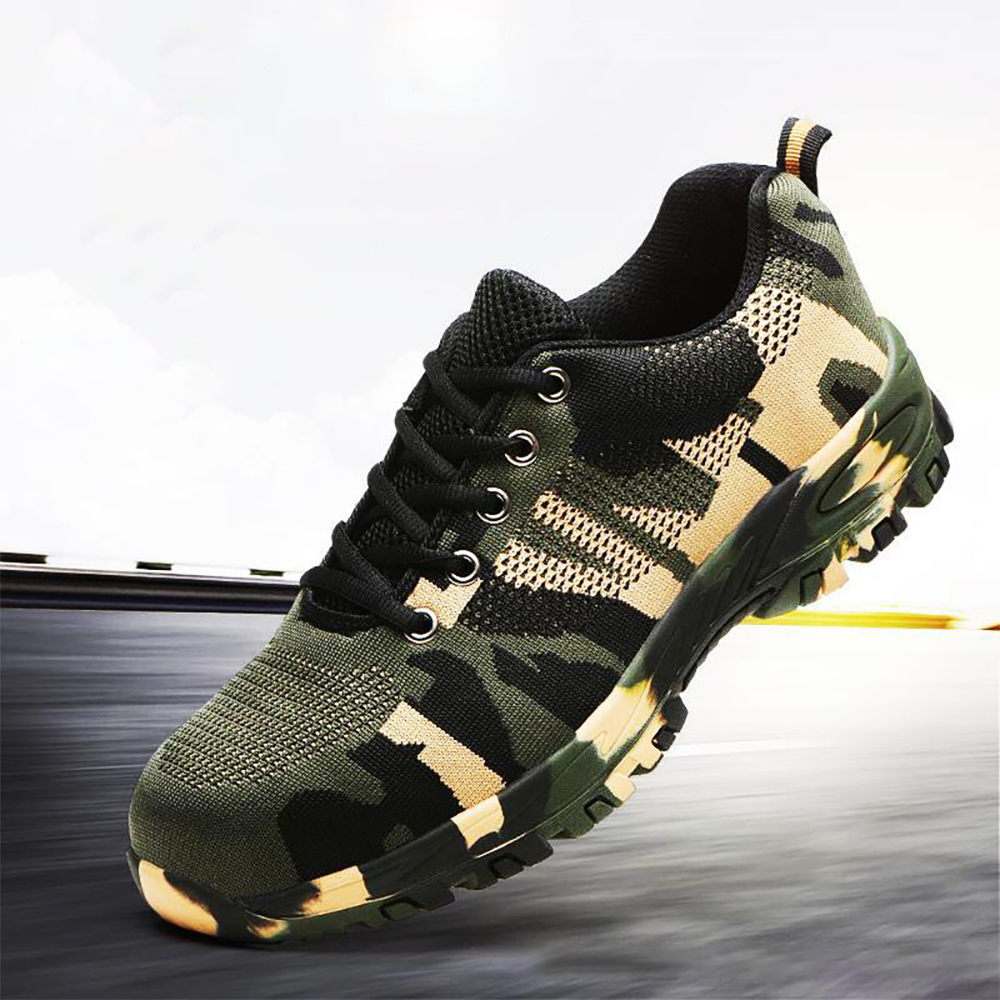 Castillotigo™ Zapatos de seguridad protectores transpirables de camuflaje de verano