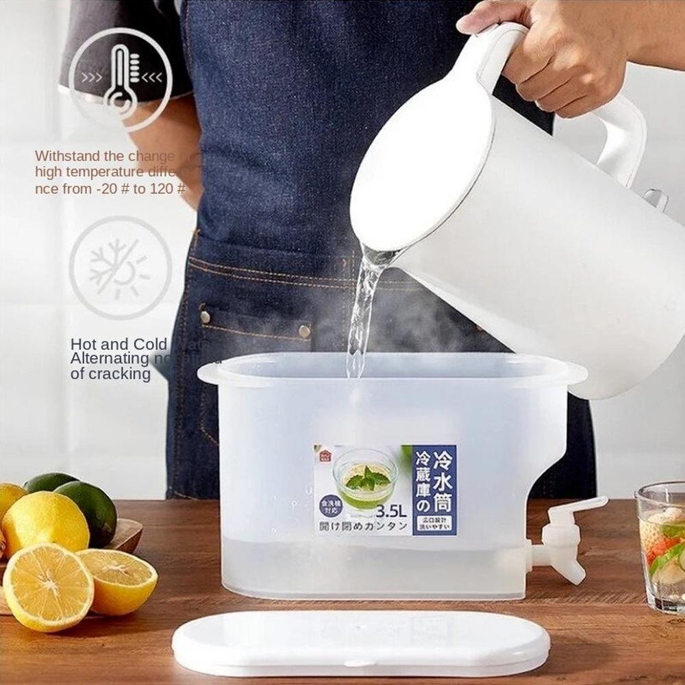 Higomore™ 3.5L Refrigerator Tea Bucket With Faucet
