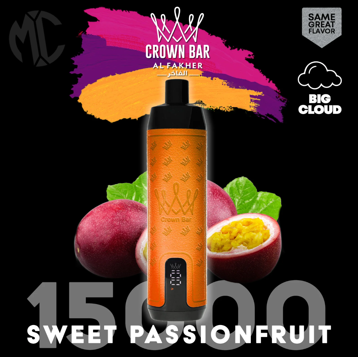 AL FAKHER 15000 Puffs-SWEET PASSIONFRUIT