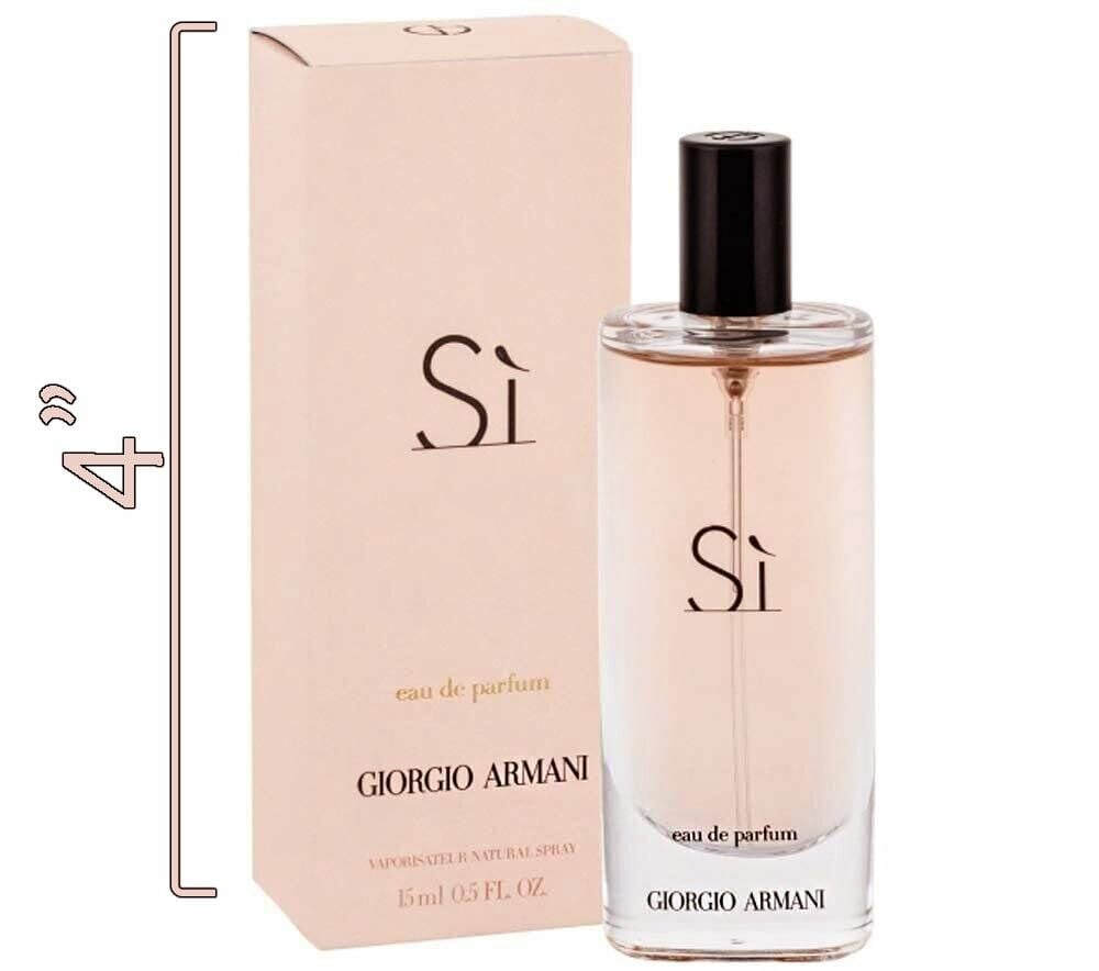 Giorgio Armani Si Eau de Parfum Spray for Women, 3.38 Ounce