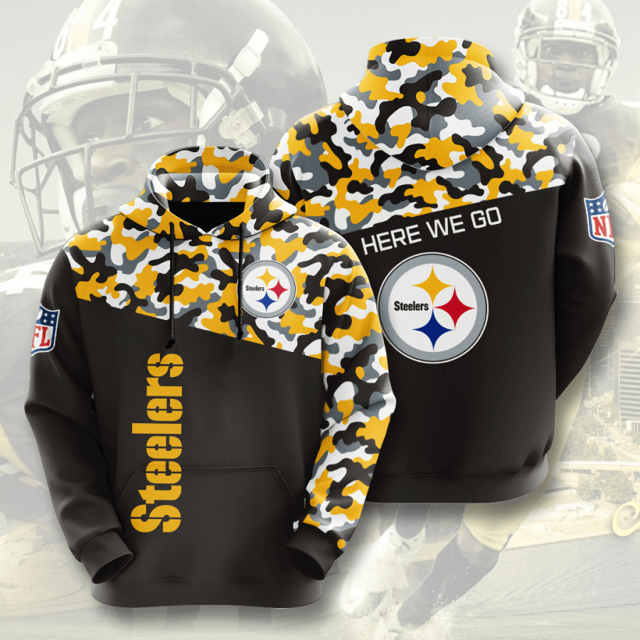 PITTSBURGH STEELERS 3D HOODIE PP1