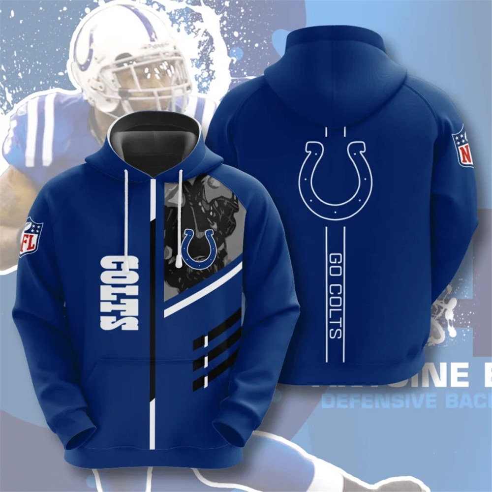 INDIANAPOLIS COLTS 3D HOODIE IICC008