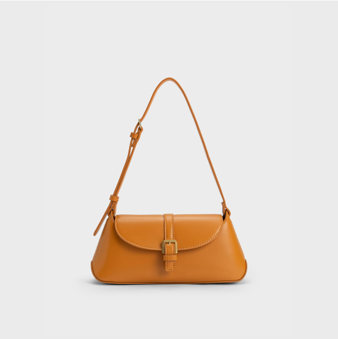 Double Belted Shoulder Bag - 4 colors