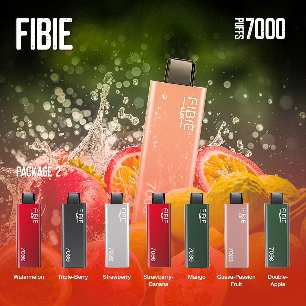 🎉13 Flavors Collection🎉FIBIE 7000 Puffs Disposable Vapor Wands