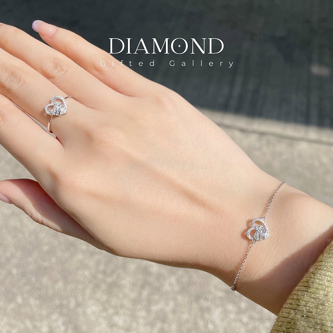 Heart Diamond Set by Gifted Gallery