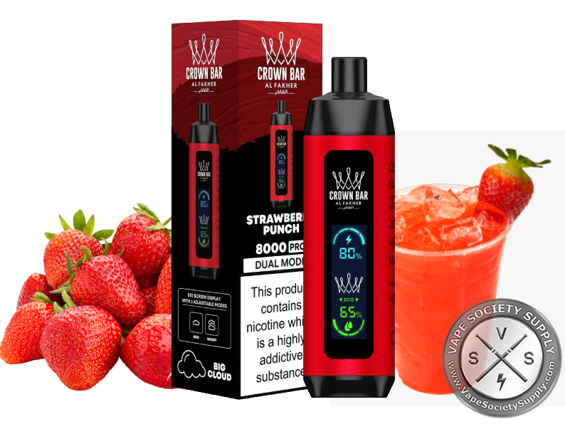 AL FAKHER 8000 Strawberry Punch