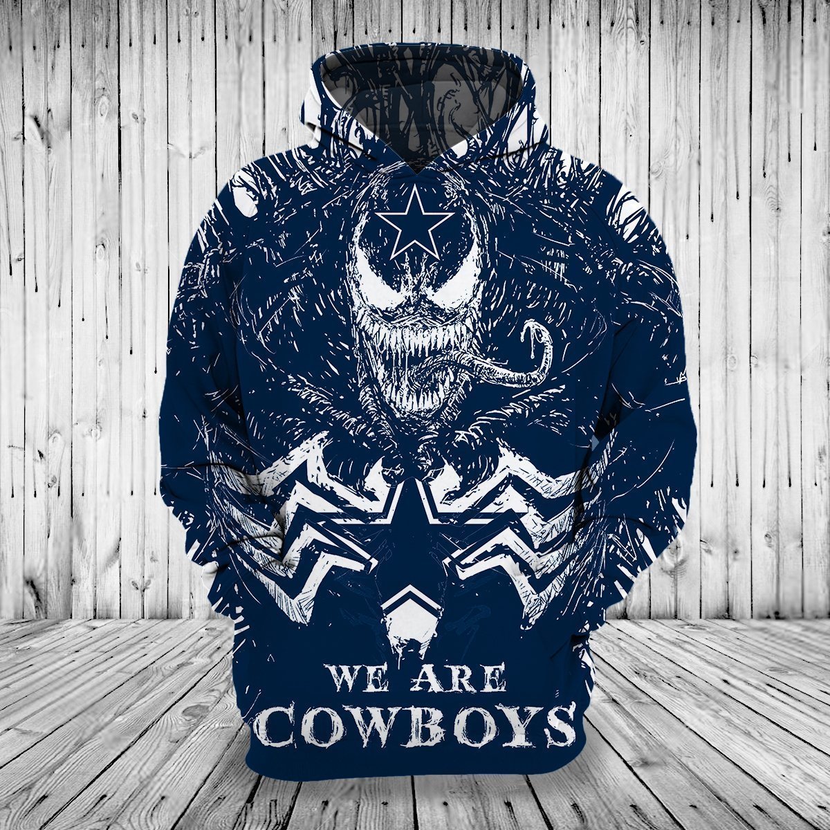 DALLAS COWBOYS 3D HOODIE HORROR MOVIE