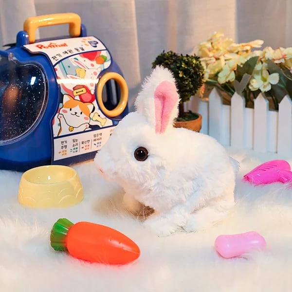 🎁Easter Promotion——🐇Plush Electric White Rabbit🐇