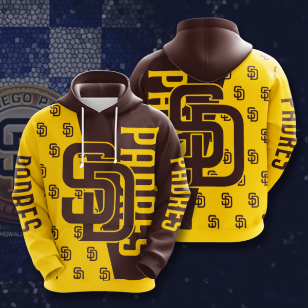 SAN DIEGO PADRES 3D HOODIES SDP012