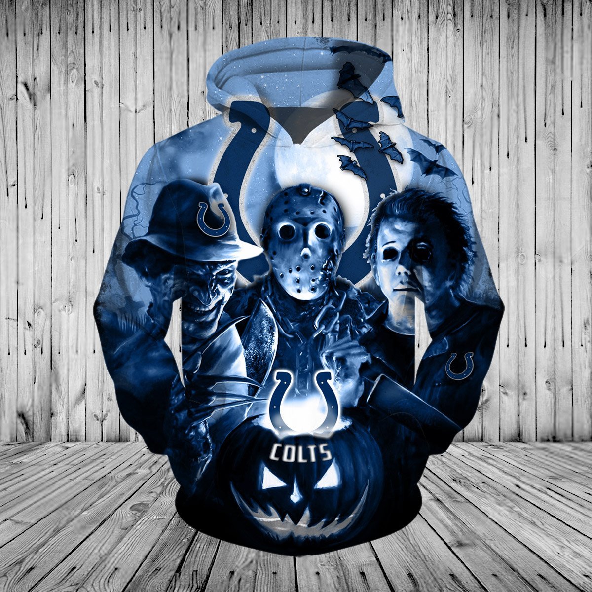 COLTS 3D HOODIE HORROR 34