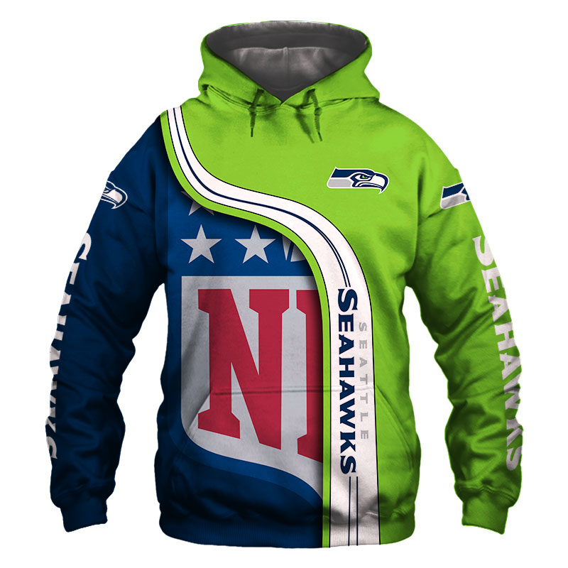 SEATTLE SEAHAWKS 3D HOODIE SSSS001