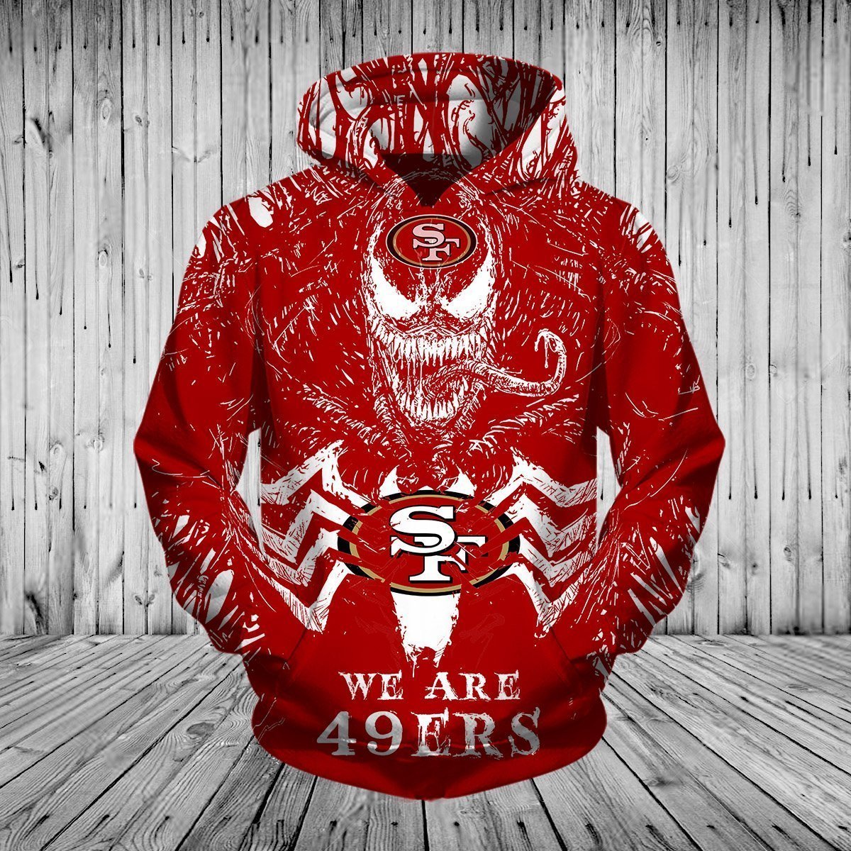 49ERS 3D HOODIE VN 01