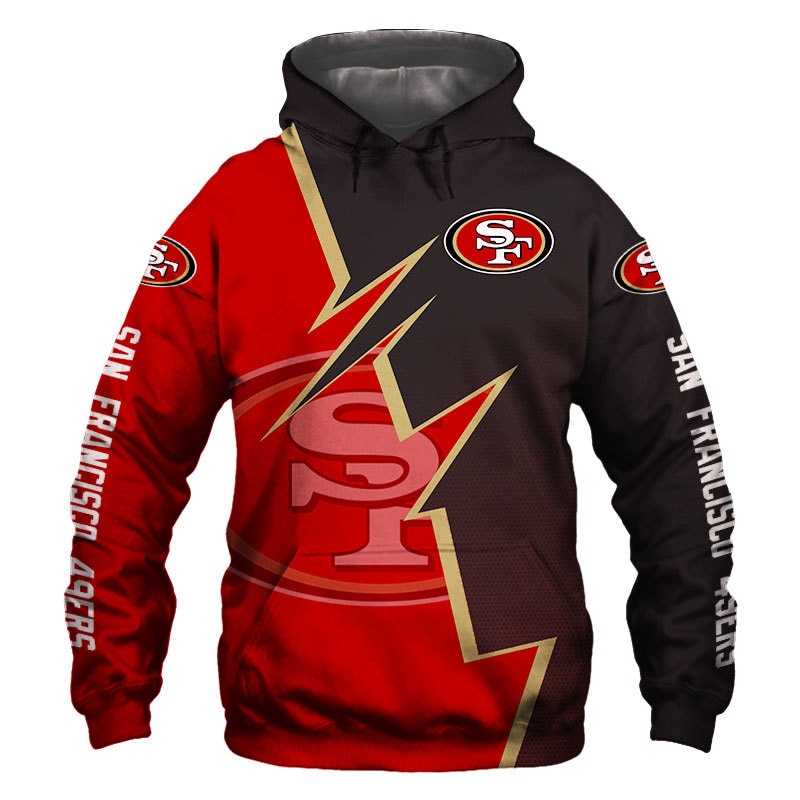 SAN FRANCISCO 49ERS 3D HOODIE SSFF49009