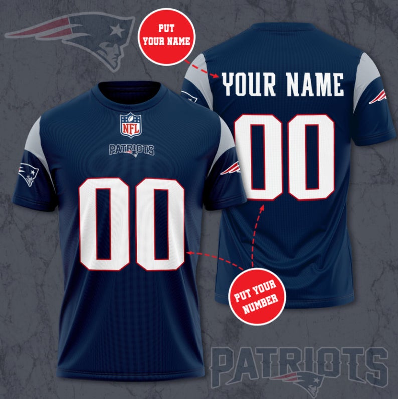 NEW ENGLAND PATRIOTS CUSTOM T-SHIRT