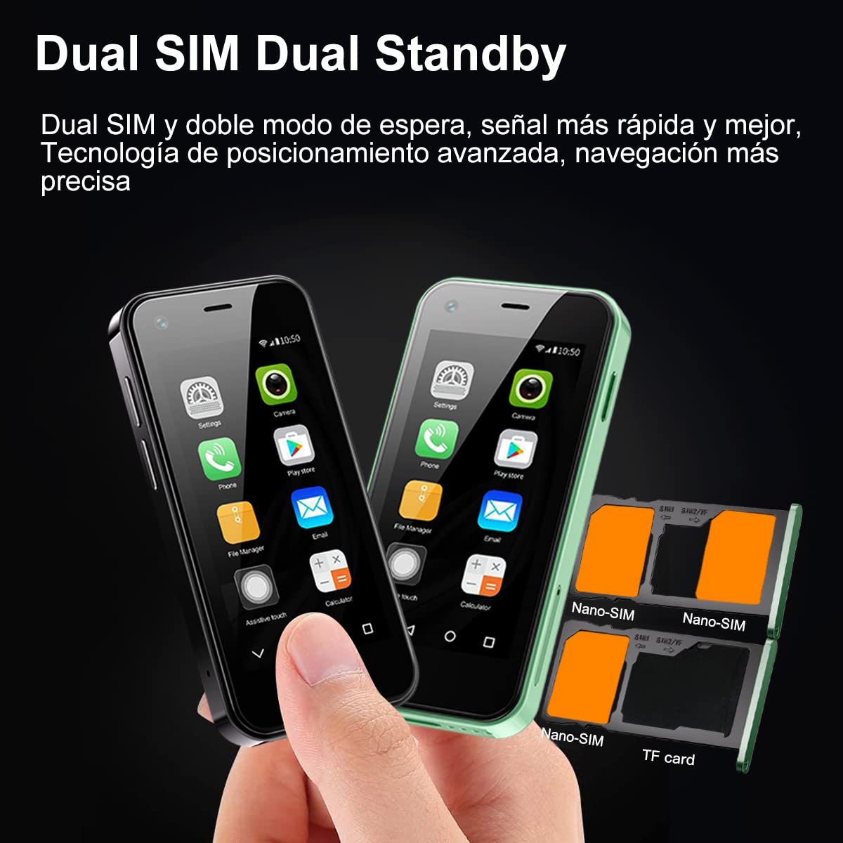 Promoción del último día-P40 mini teléfono ultracompacto de 2,5 pulgadas dual sim