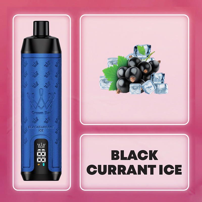 BLACK CURRANT ICE - AL FAKHER 12000 PUFFS Crown Bar