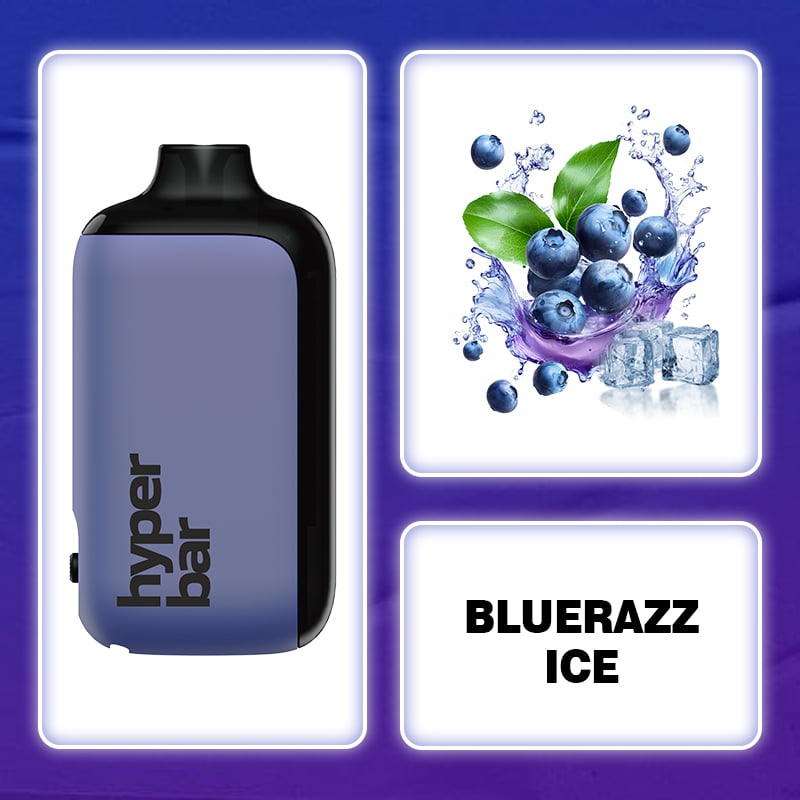 BLUERAZZ ICE & Hyperbar PX 15000 PUFFS