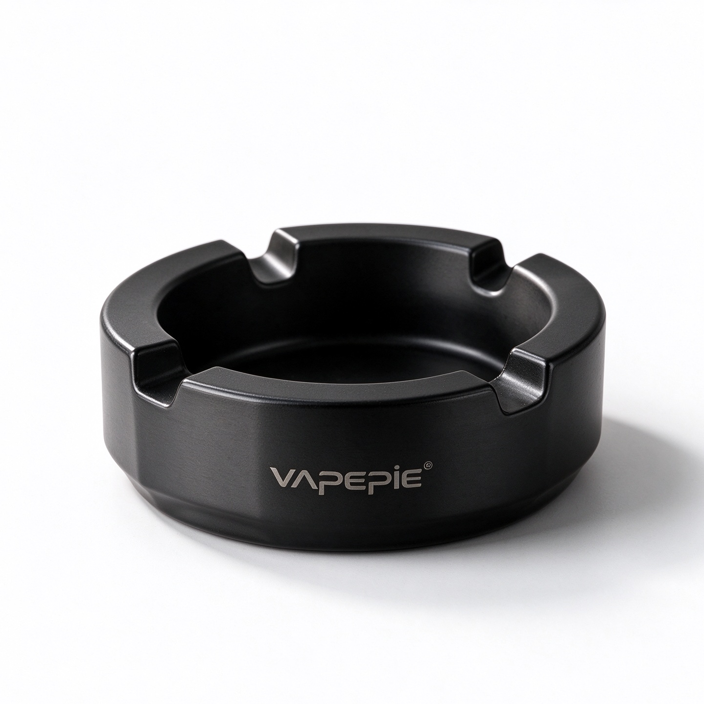 Vapepie Ceramic Ashtray Stylish Lava Dazzling Black (Medium Size)