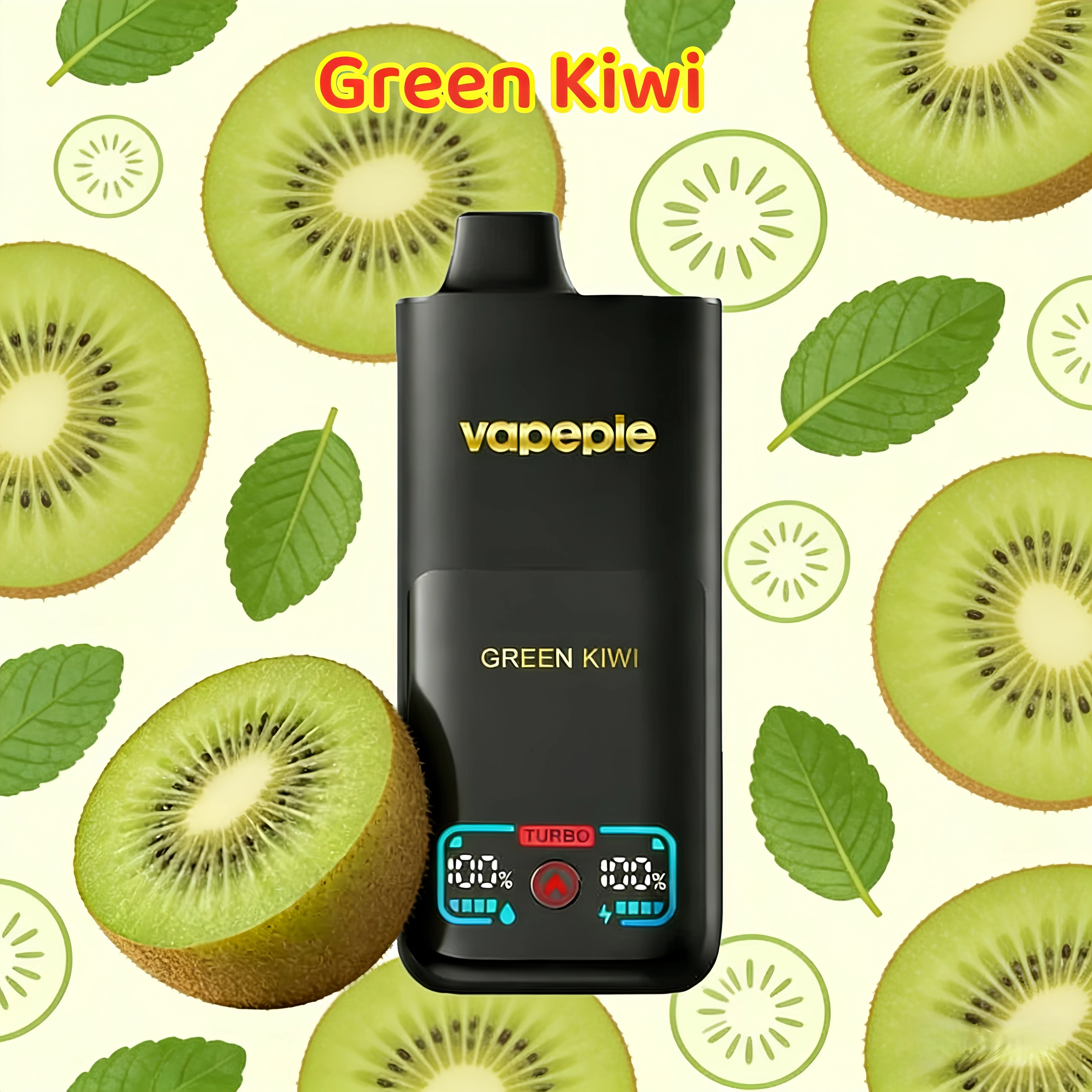 VAPEPIE Green Kiwi E-Cigarette – 70,000 Puffs