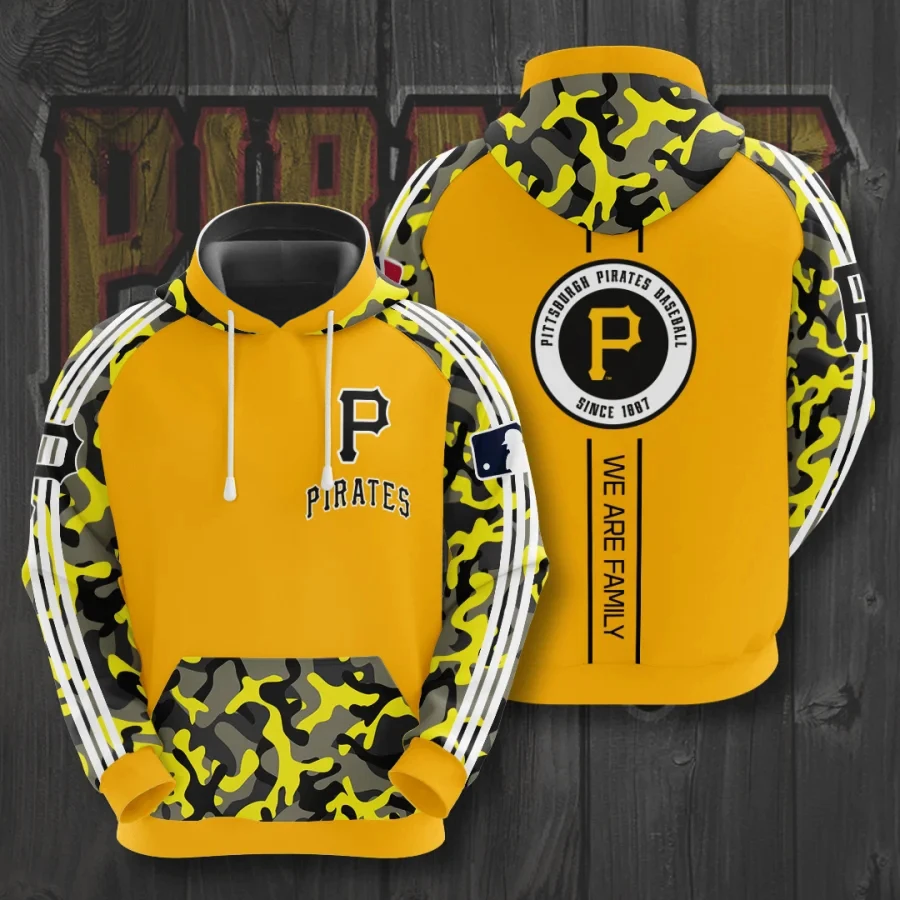 PITTSBURGH PIRATES 3D HOODIES PP1008