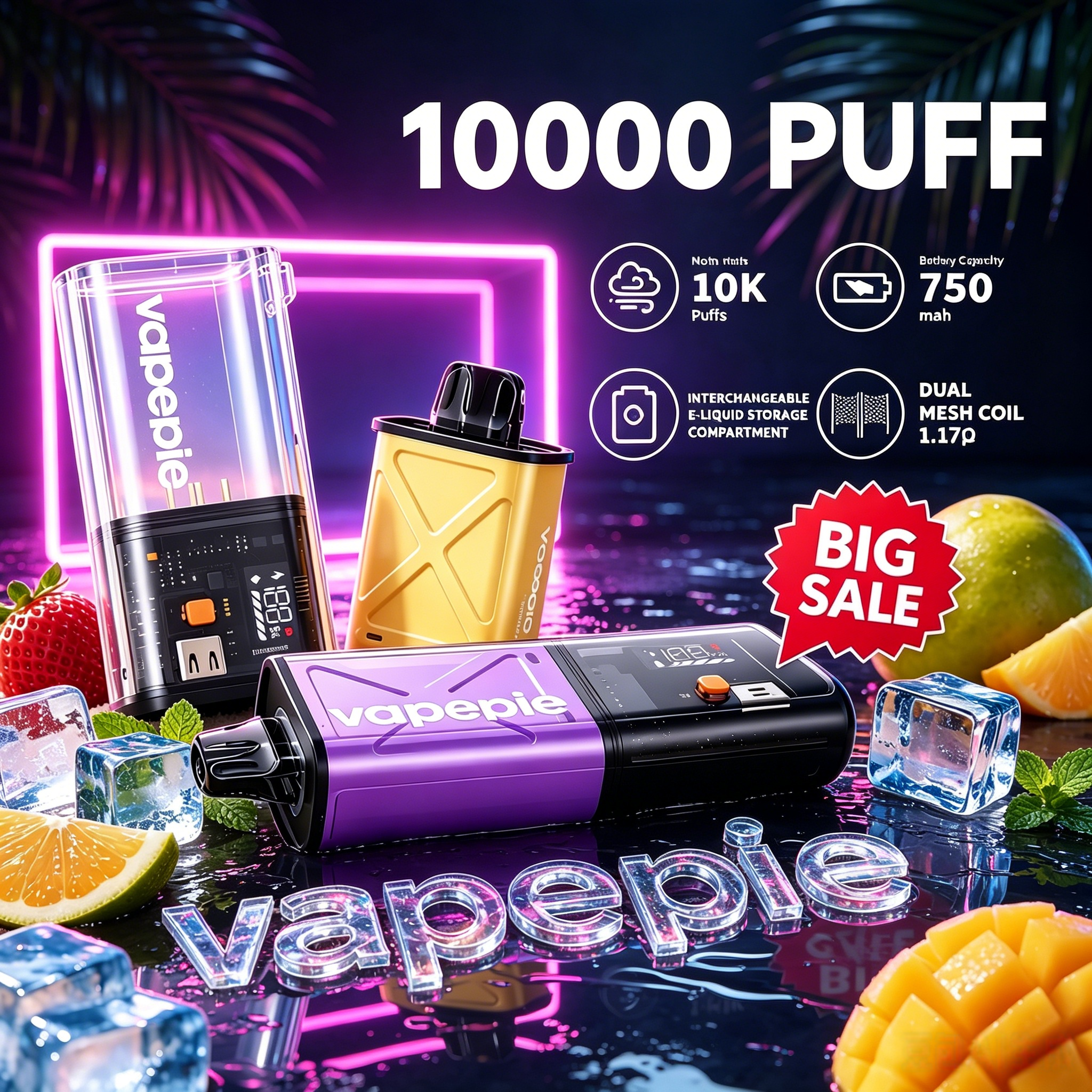 VAPEPIE Flex Switch 10000 Puffs Disposable Pod - Cheap, 21+ , Canada Shipping