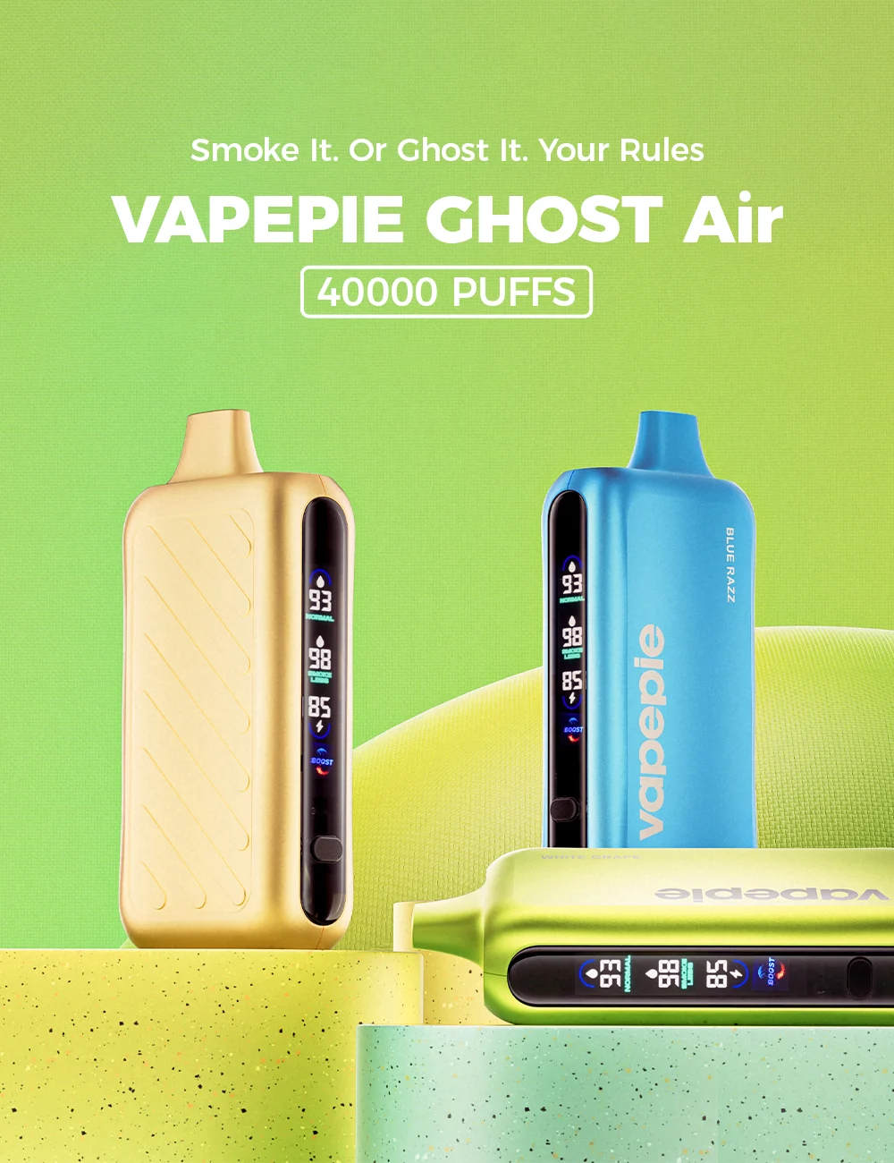 Value Bundle-40000 GhostAir Puffs | Pick Any 3 Flavors