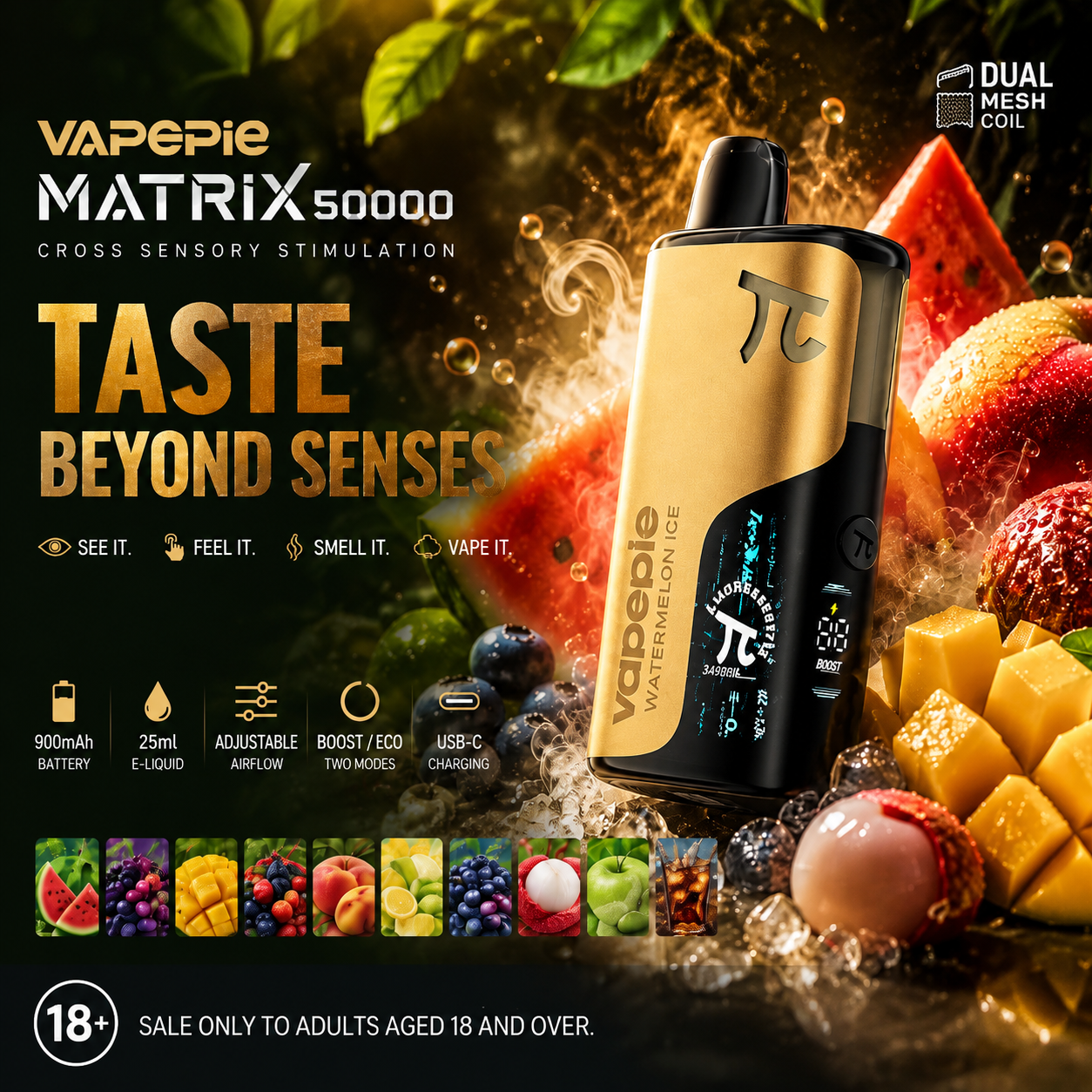 VAPEPIE Matrix 50000 Puff Disposable Vape 🌍 Global Warehouse | 15 Day Delivery