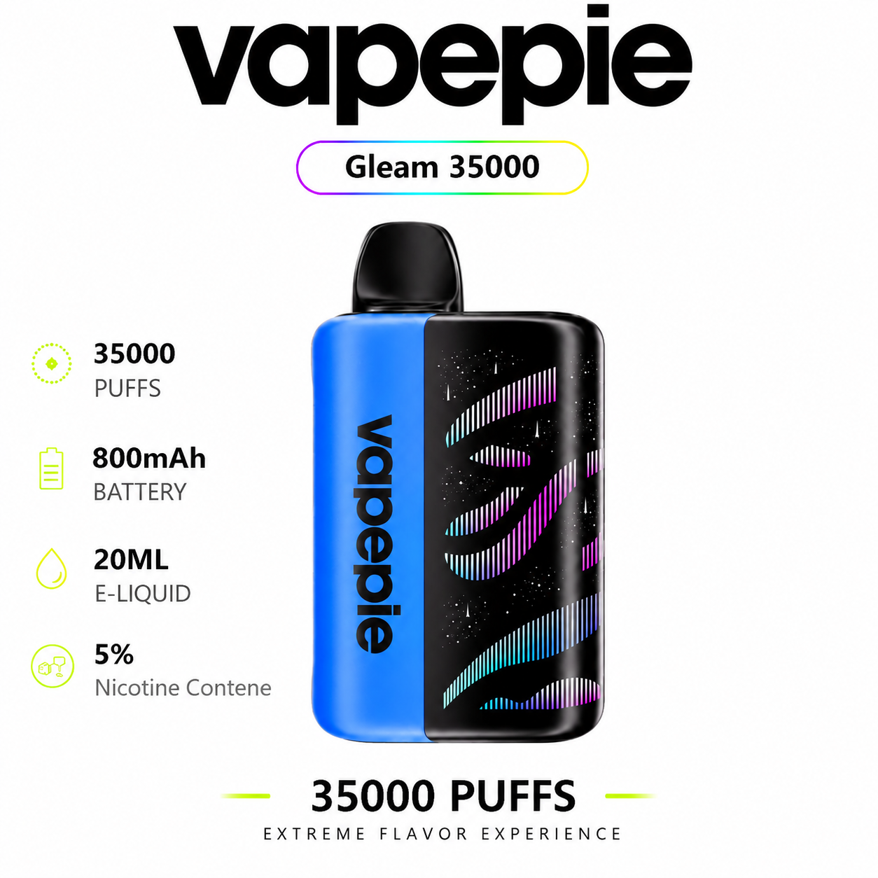 VAPEPIE Galactic Gleam 35000 Puffs/🍁 Canada Warehouse | Delivered in 5 business days