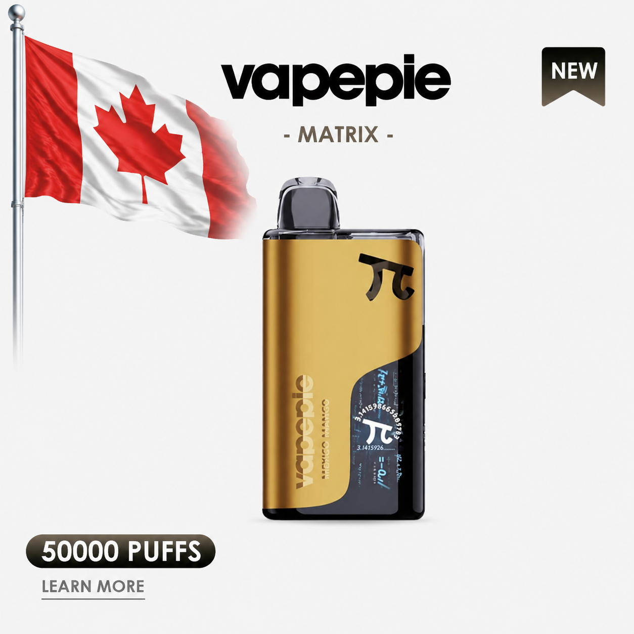 VAPEPIE Matrix 50000 Puffs Disposable Vape | 🍁 Canada Warehouse | 5 Business Days