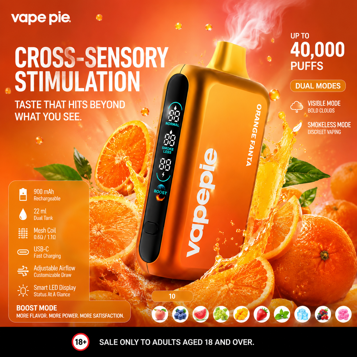 VAPEPIE GhostAir 40000 Puffs Disposable -  🌍 Global Warehouse | 15 Day Delivery