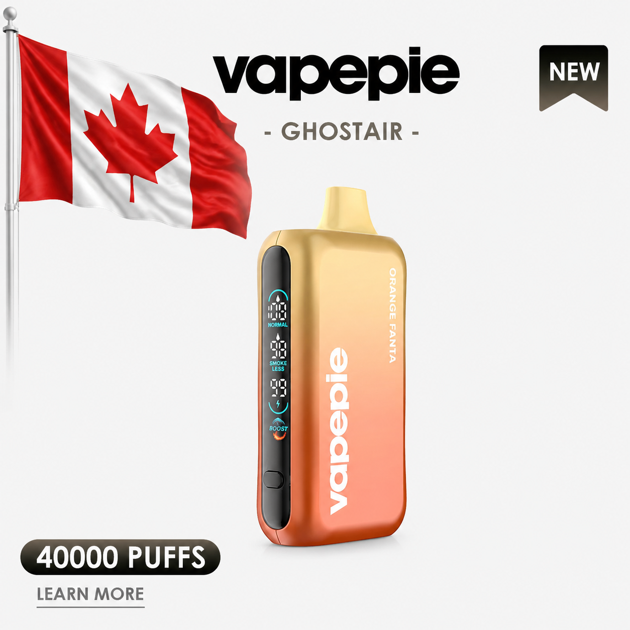 VAPEPIE GhostAir 40000 Puffs Disposable -  🌍 Global Warehouse | 15 Day Delivery