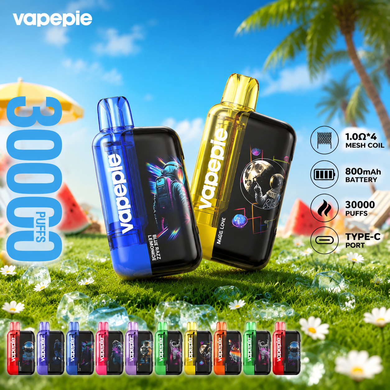 VAPEPIE Ultra Phantom 30000 Puffs Disposable Vape 🌍 Global Warehouse | 15 Day Delivery