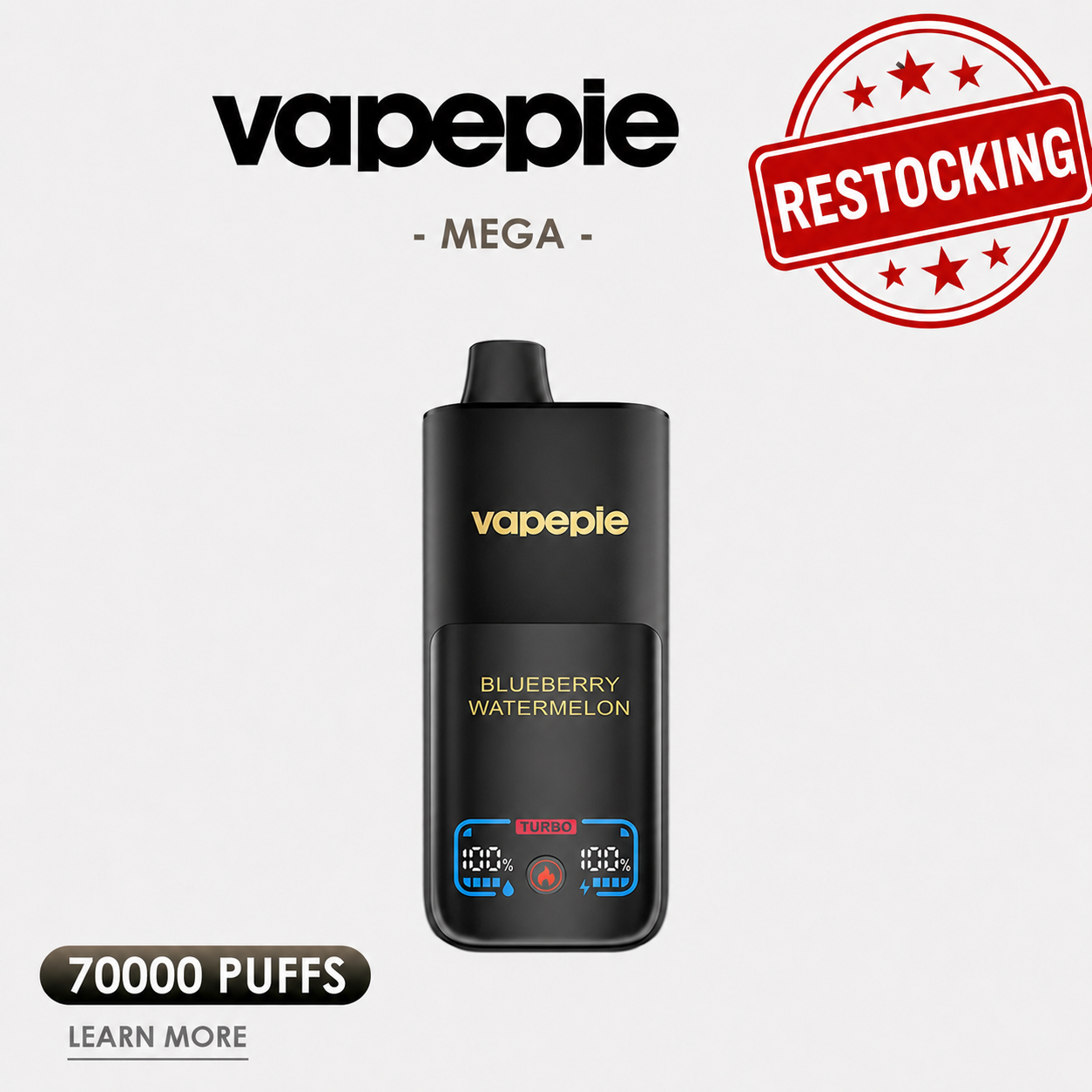 【🔄 Restocking】VAPEPIE Mega 70000 Puffs | 🍁Canada Warehouse | Delivered in 5 business days--Coming soon