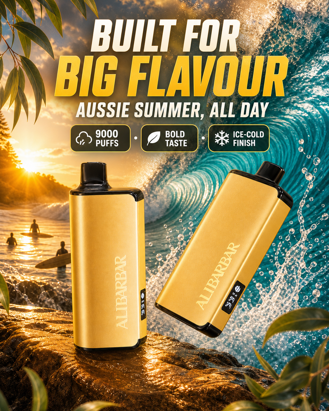 (SYD3)ALIBARBAR INGOT 9000 Puffs Disposable Vape