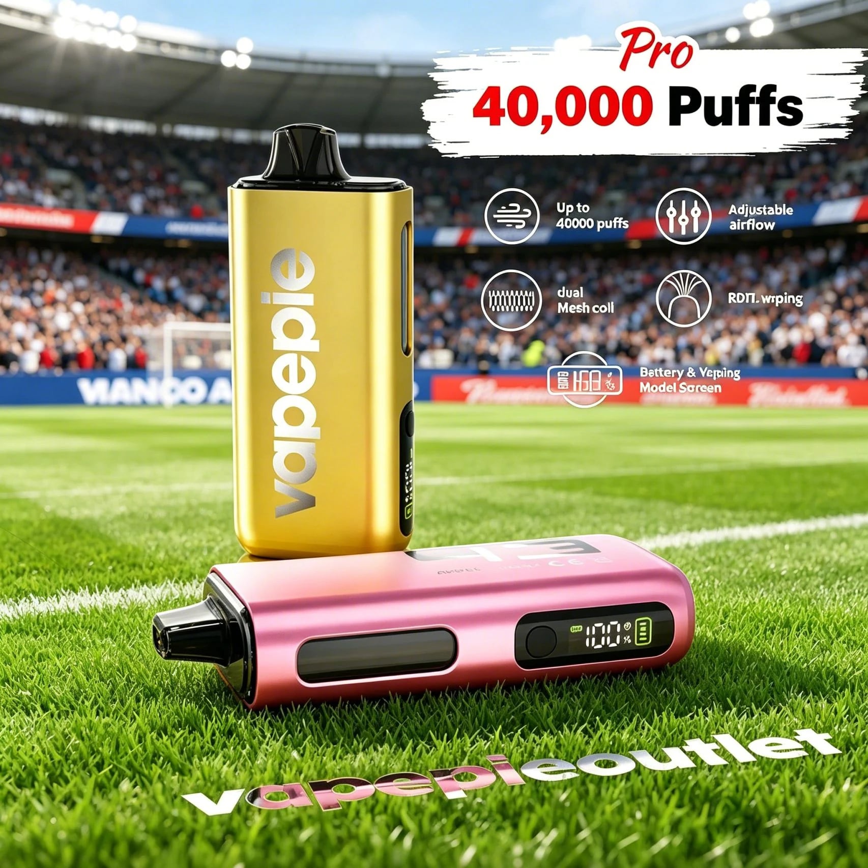 VAPEPIE Max 40000 Puffs Disposable Vape - Insane Value, Huge Puffs,Canada Shipping