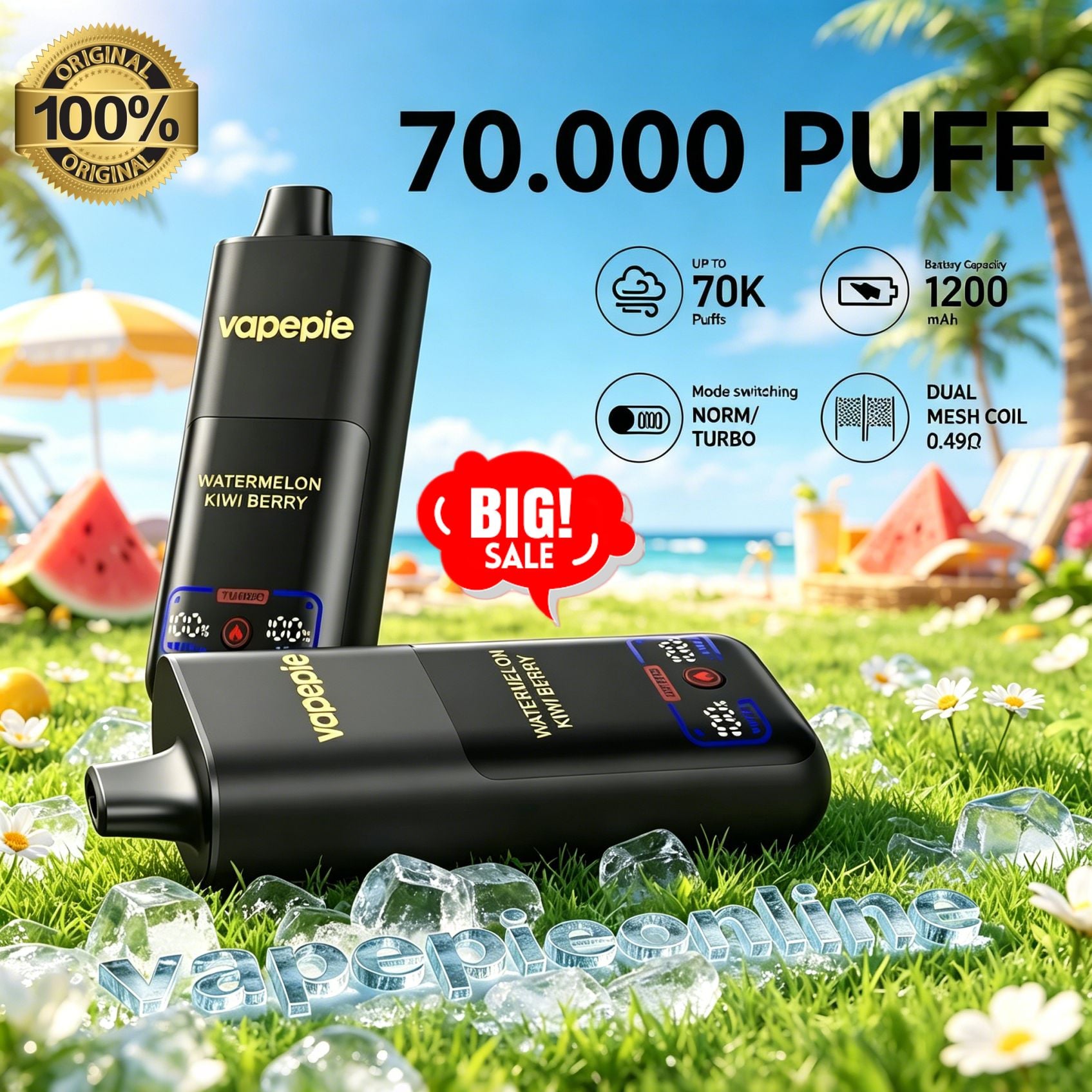 VAPEPIE Mega 70000 Puffs Disposable