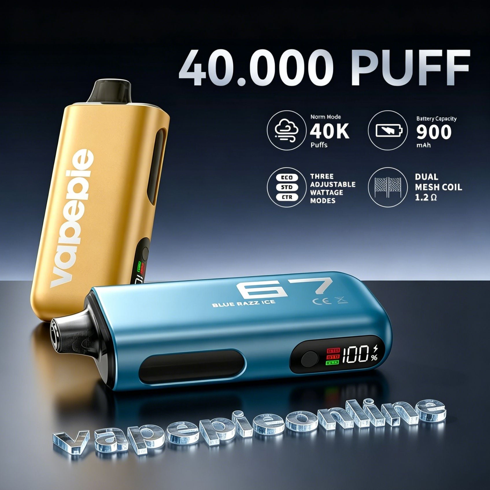 VAPEPIE Max 40000 Puffs Disposable Vape | 🍁 Canada Warehouse | 5 Business Days