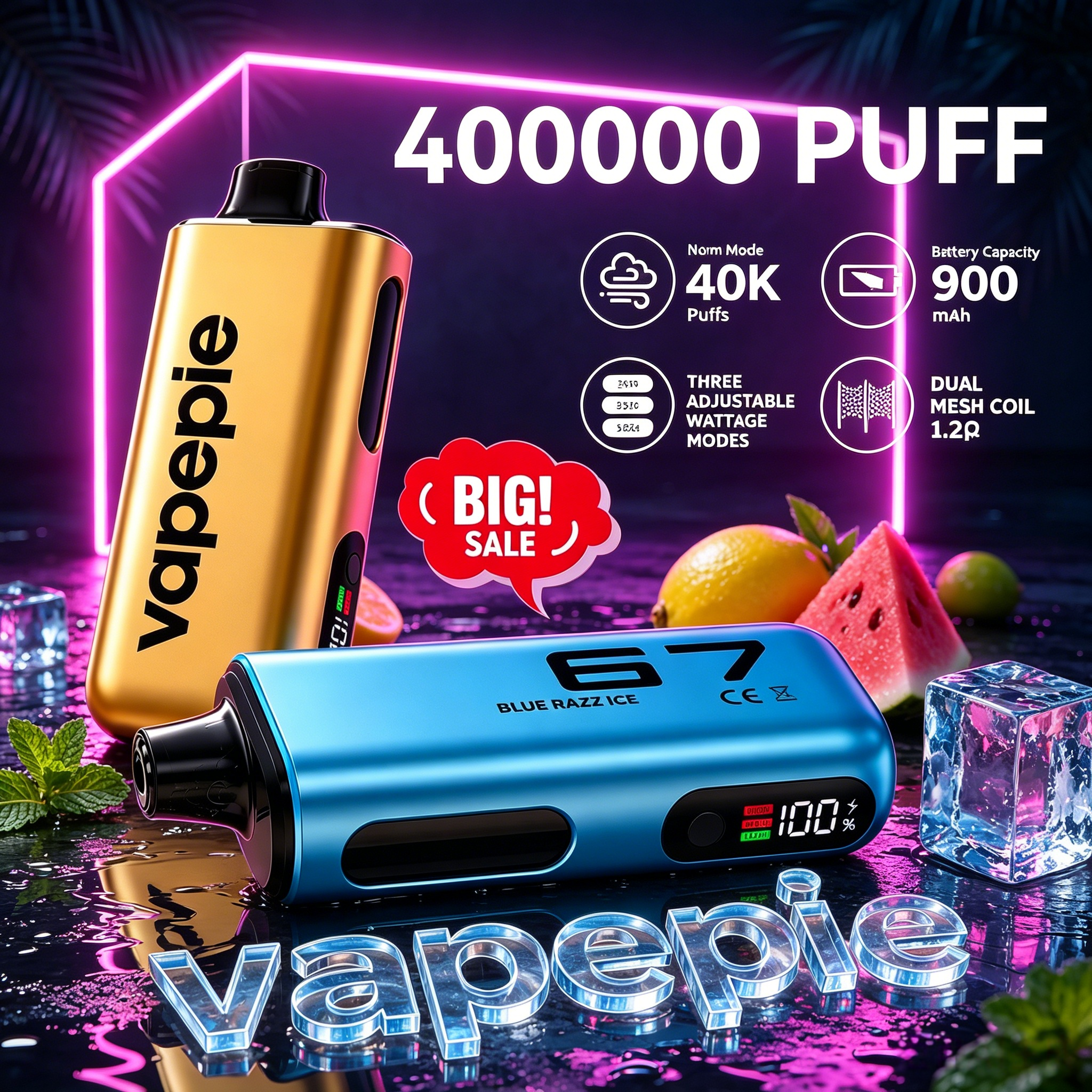【CA】VAPEPIE Max 40000 Puffs Disposable Vape