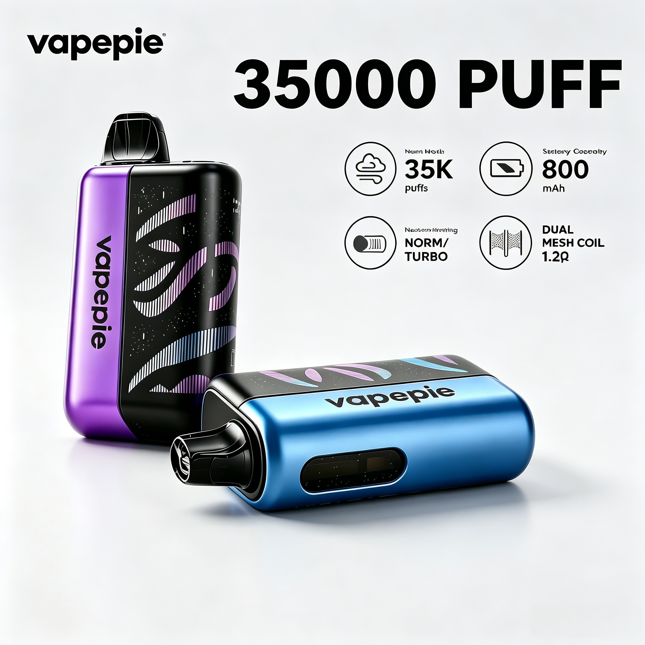 VAPEPIE Galactic Gleam 35000 Puffs Disposable Vape | 🌍 Global Warehouse | 15 Day Delivery