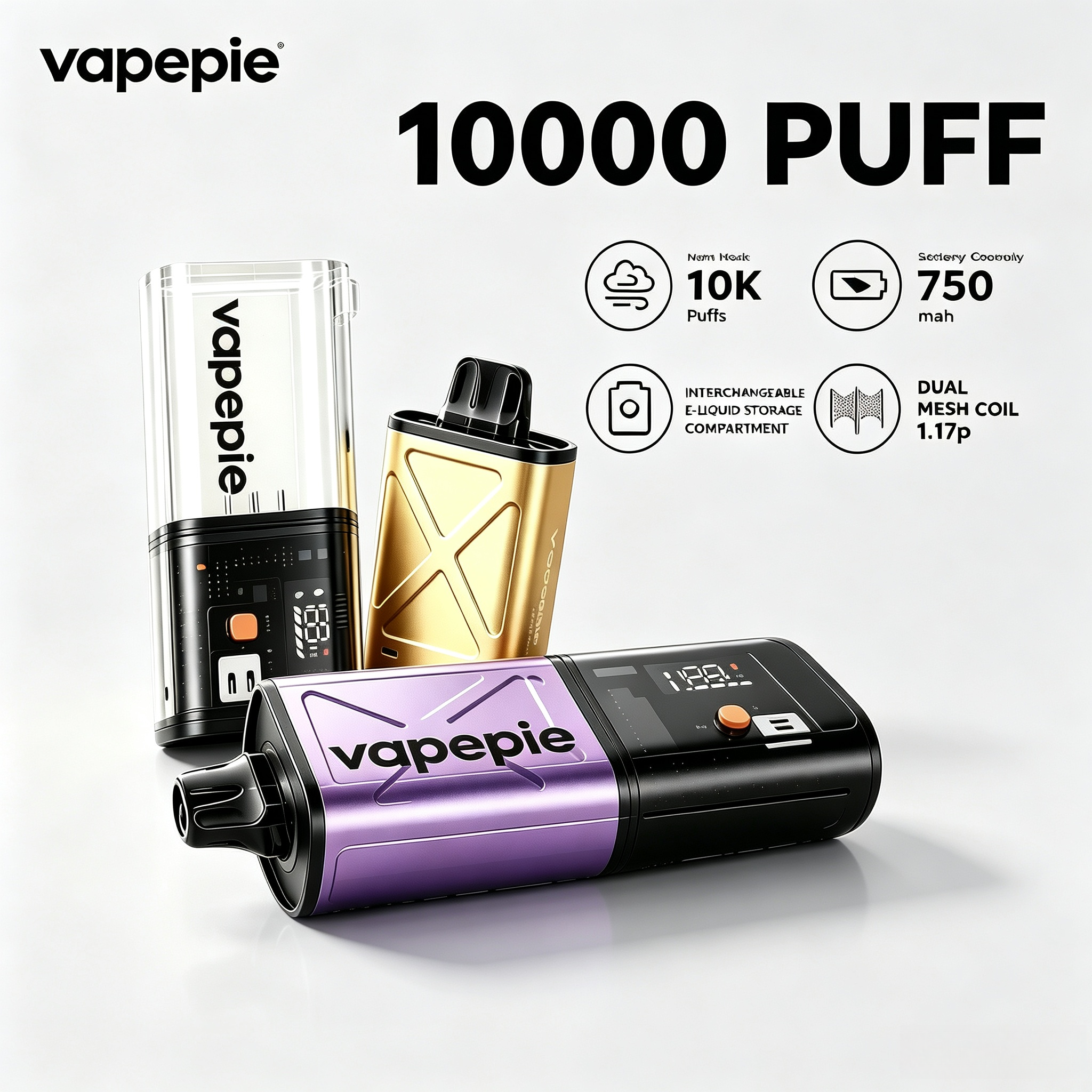 VAPEPIE Flex Switch 10000 Puffs Disposable Pod | 🌍 Global Warehouse | 15 Day Delivery