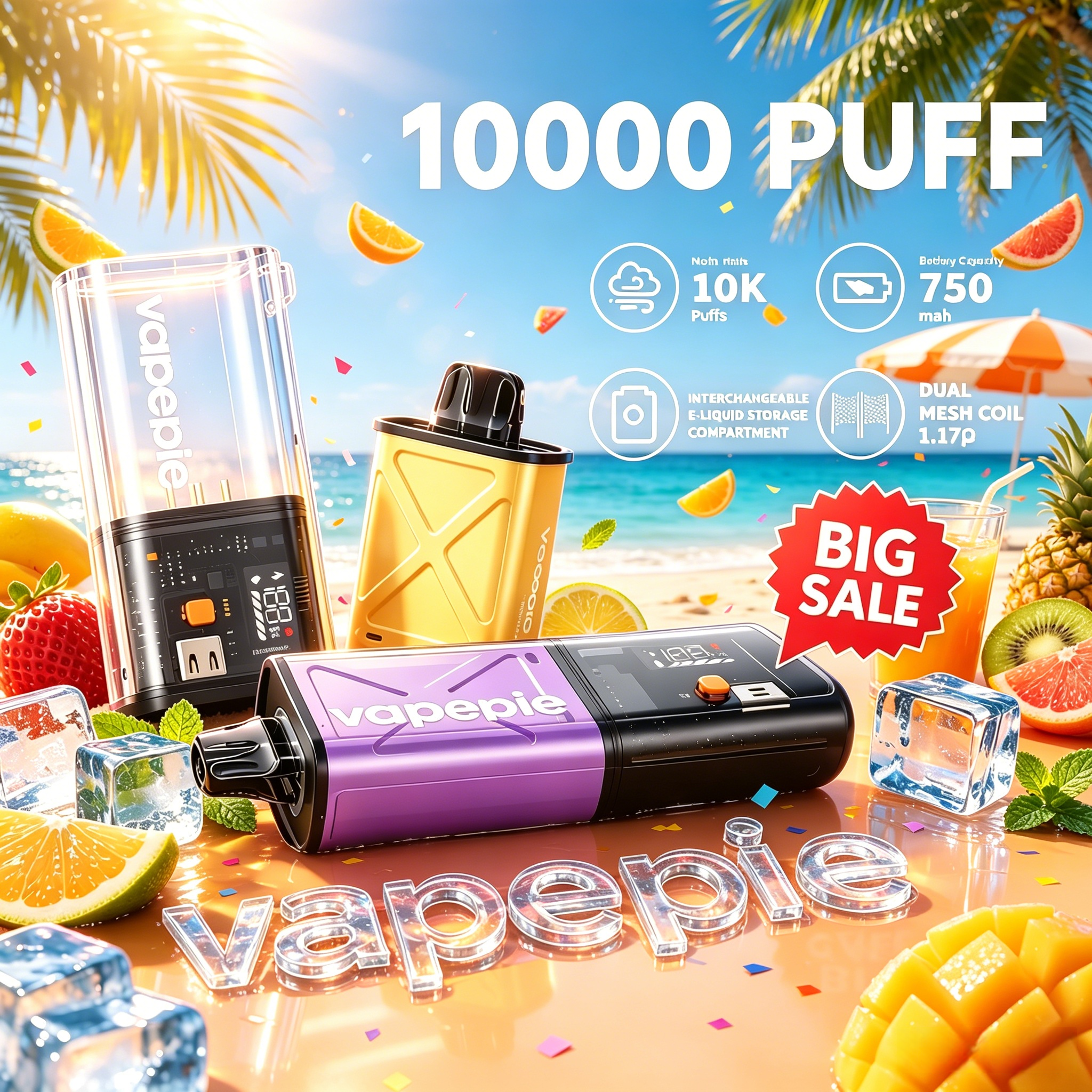 VAPEPIE Flex Switch 10000 Puffs Disposable Pod | 🌍 Global Warehouse | 15 Day Delivery