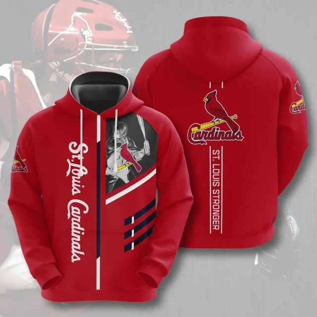 ST. LOUIS CARDINALS 3D HOODIES SL007