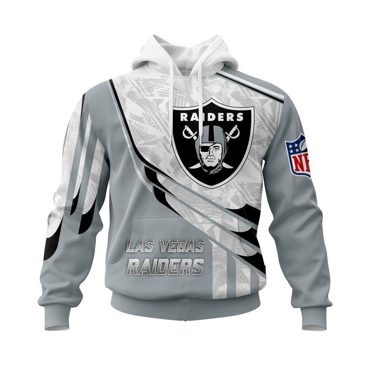 LAS VEGAS RAIDERS 3D HOODIE SKULL0801