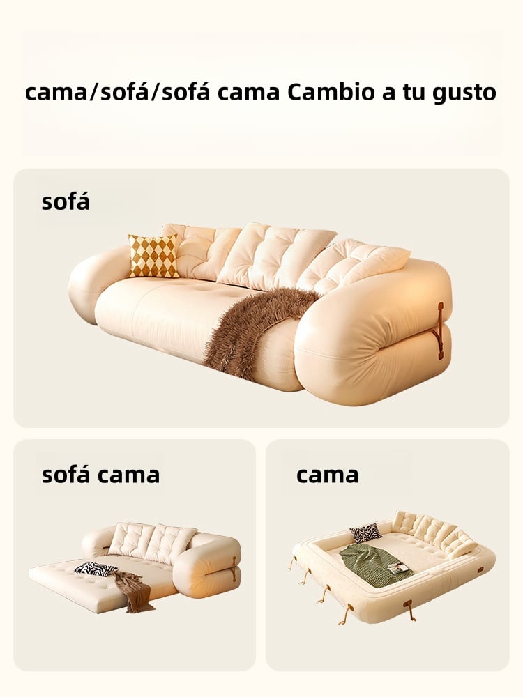 Sofá cama plegable 3 en 1