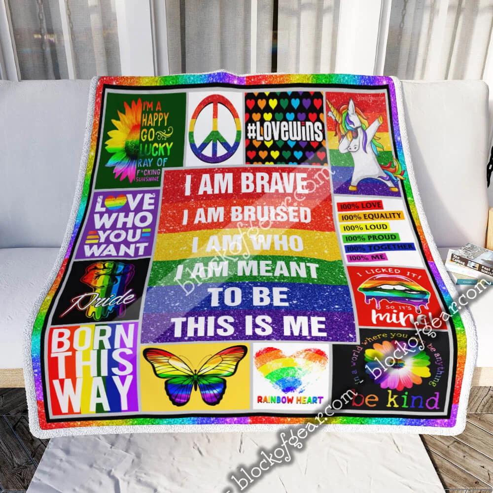 LGBT Pride This Is Me Sofa Throw Blanket THB1765R