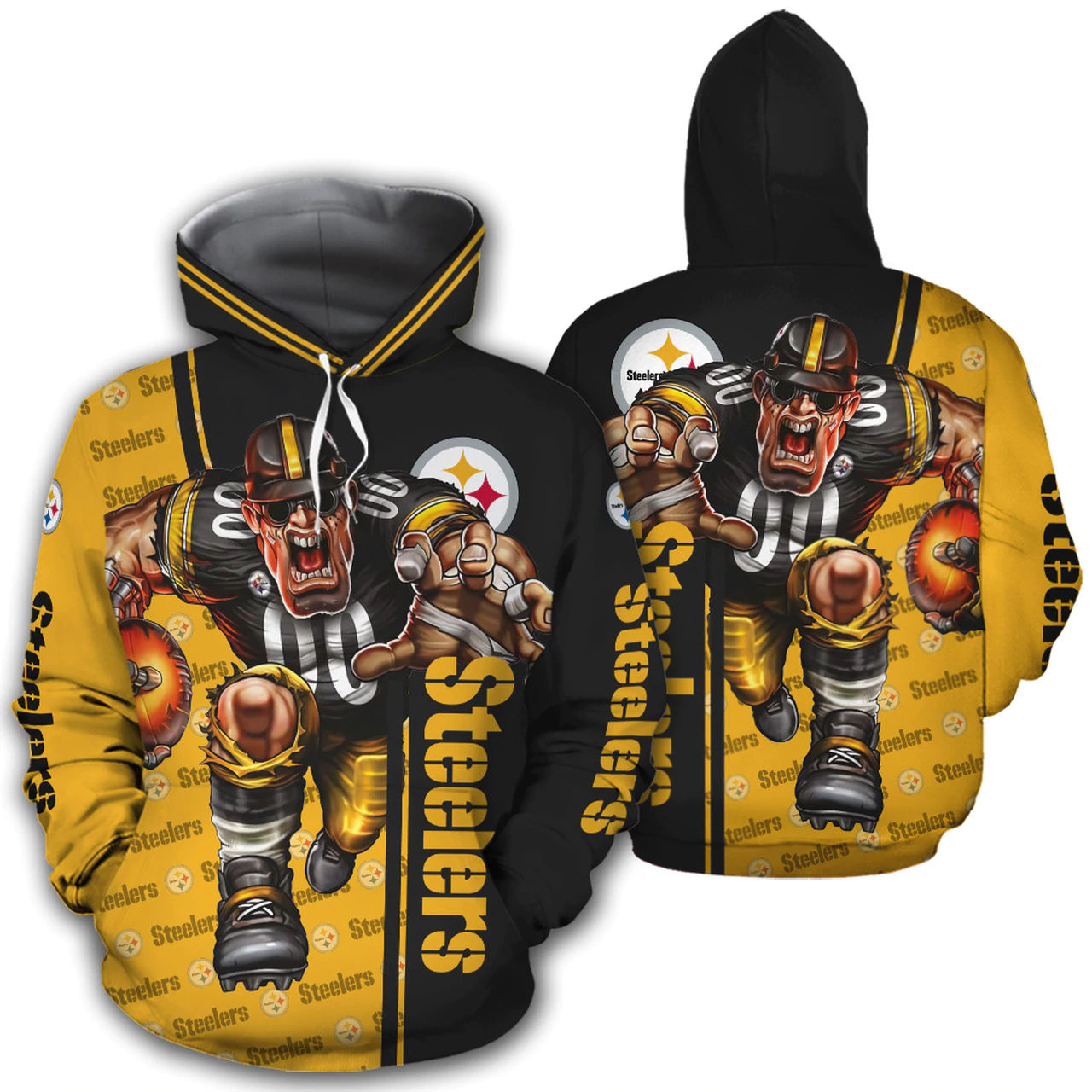 PITTSBURGH STEELERS 3D HOODIE PPSS023