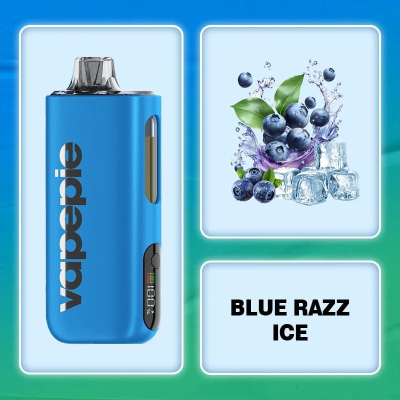 BLUE RAZZ ICE&VAPEPIE Max 40000 PUFFS