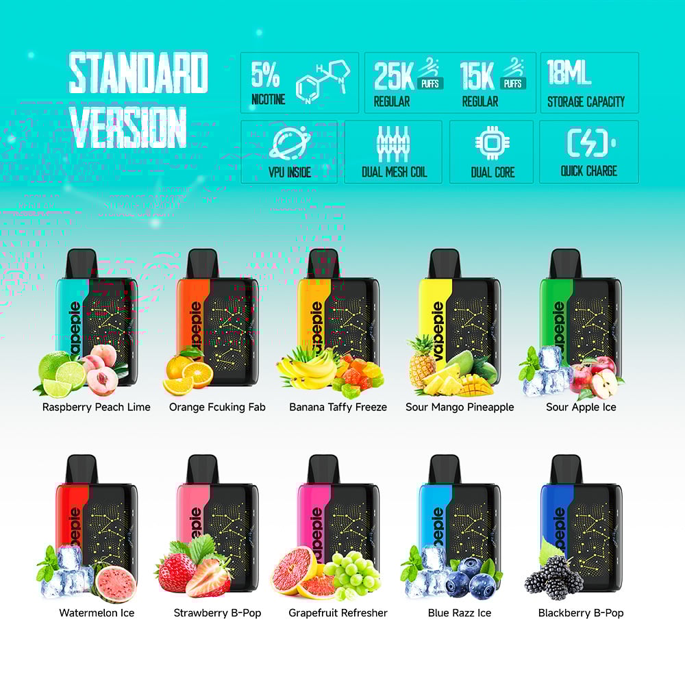 ✨NEW PRODUCT LAUNCH✨VAPEPIE 25000 PUFFS - Star Sky Curved Screen