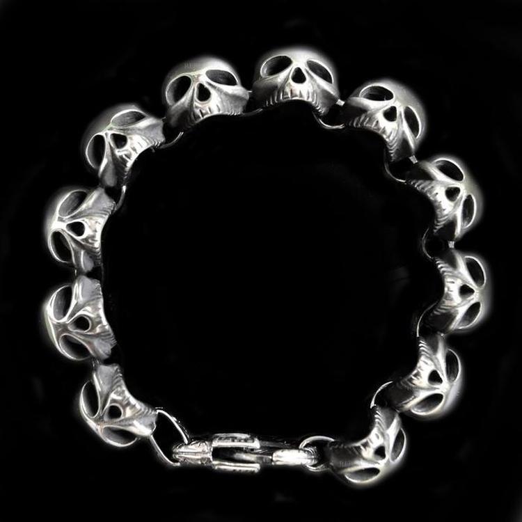 Heavy Skull Bracelet
