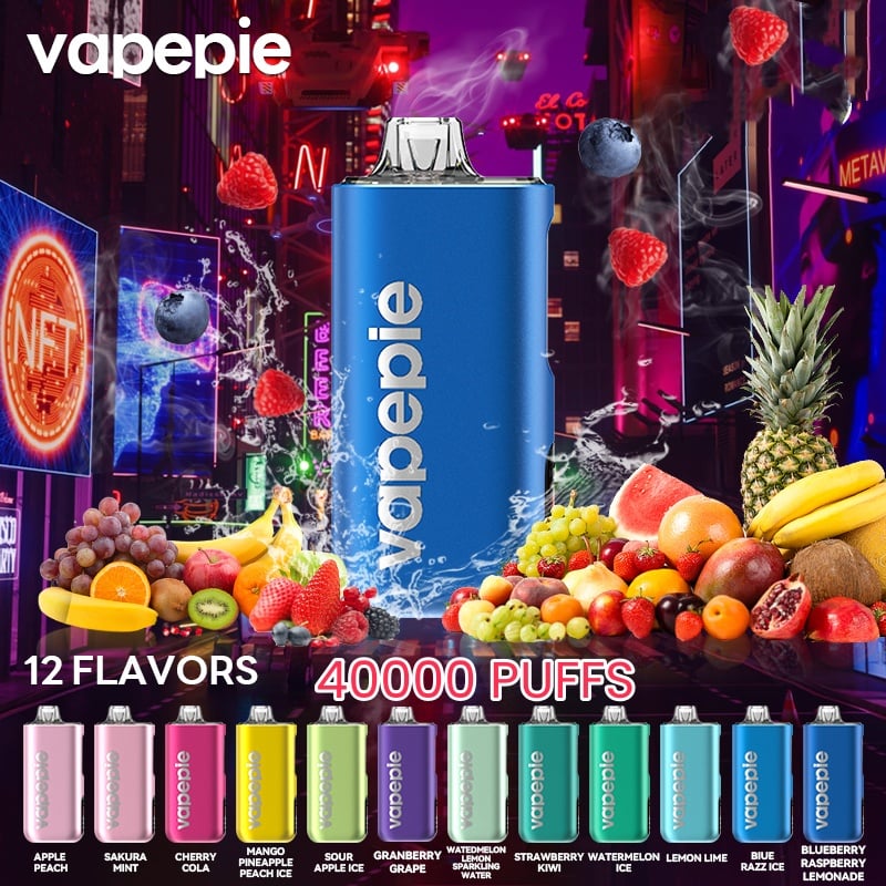 （3PCS）VAPEPIE Max 40000 PUFFS - 🏆Revolutionary Slim VAPE with Mega Capacity🏆